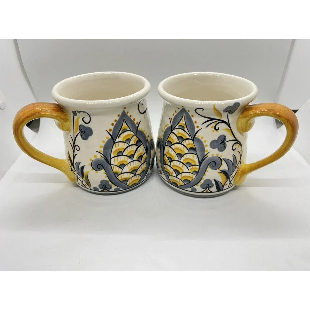 Pier 1 Large Coffee Mug 4 3/4